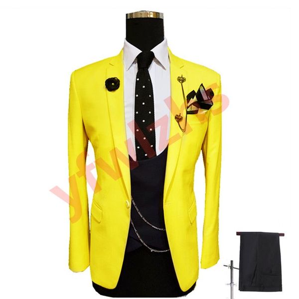 

men's suits & blazers handsome one button groomsmen notch lapel groom tuxedos men wedding/prom blazer ( jacket+pants+vest+tie) b395, White;black