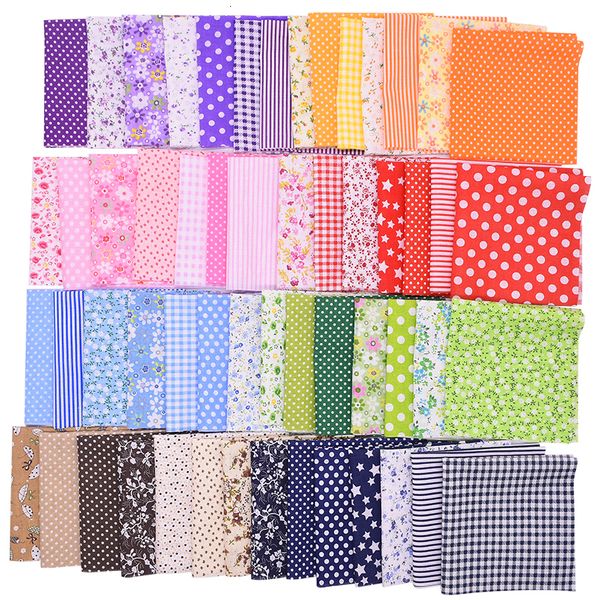 

56pcs/lot 25x25cm no repeat printed floral cotton sewing quilting fabric for patchwork needlework diy handmade doll cloth