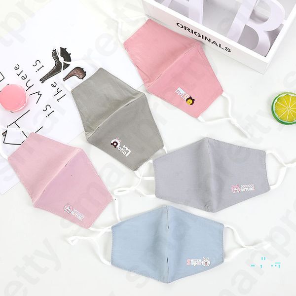 

spring girls boys kids cover summer thin three-dimensional folding cotton windproof dustproof solid color cartoon printi