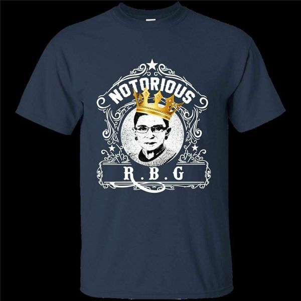 

notorious rbg ruth bader ginsberg navy t-shirt for fans made in usa cotton streetwear casual tee shirt sport hooded sweatshirt hoodie