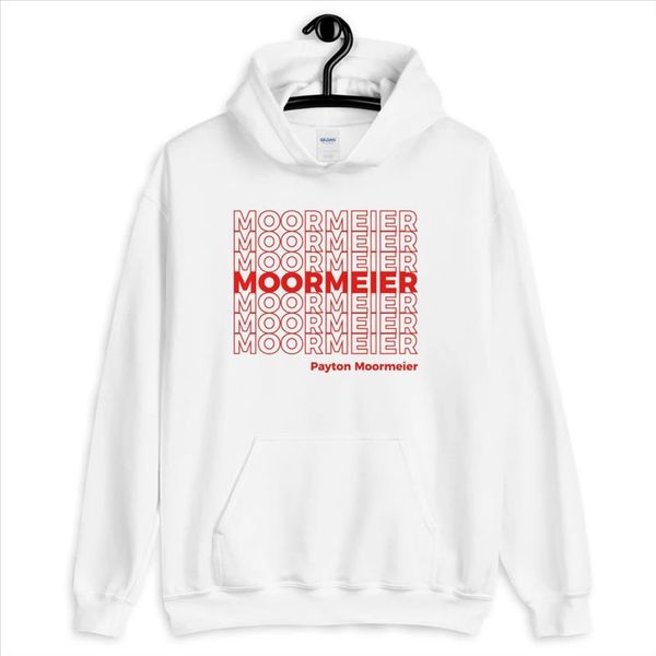 

mens hoodies merch payton moormeier autumn winter long sleeve hooded sweatshirts casual thicked pullovers, Black