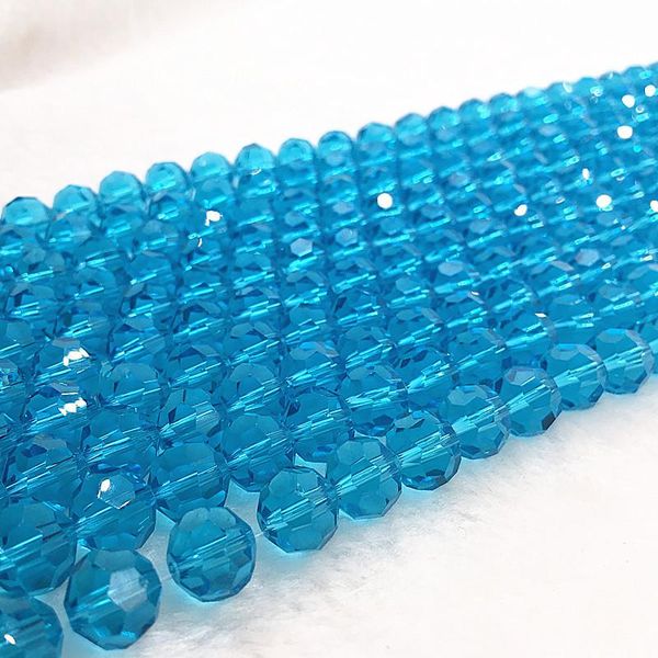 

4/6/8/10mm 32 faceted czech glass transparent faceted crystal ball beads spacer beads for jewellery making diy bracelet necklace wmtzzr