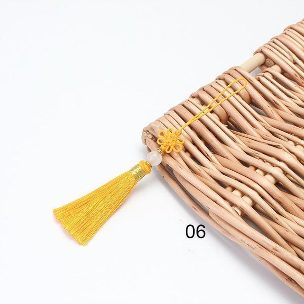 

30pc mini chinese round bead tassel fringe jewelry curtain making decorative accessories diy key bag trim tassels craft pendant h jllxsx