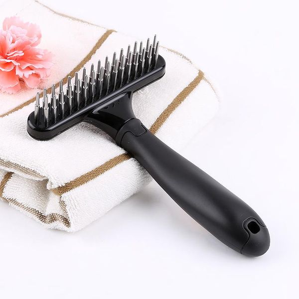 

dog grooming double row pins pet comb rake dogs massage toll hair brush remover cat clean care products