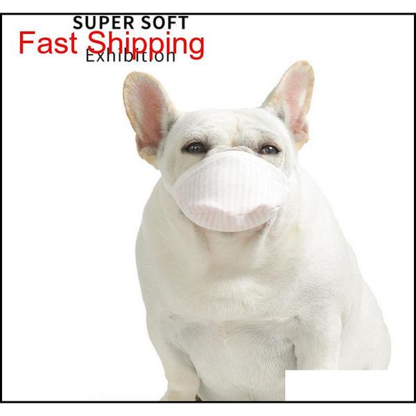 

3pcs/lot dog soft face cotton mouth mask pet respiratory filter anti dust mas barking pet products acce qylkdk bdenet