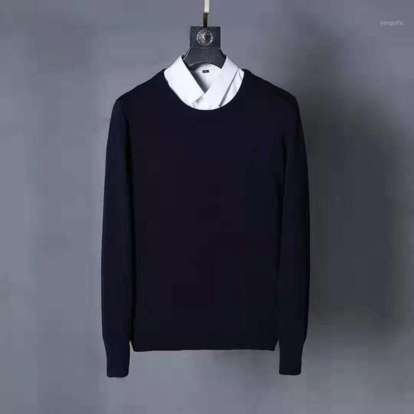 

male small o-neck 100% cotton sweater autumn winter jersey jumper hombre pull homme hiver pullover male knitted sweaters1, White;black
