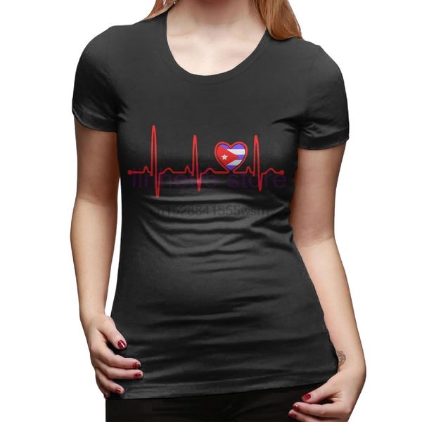 

new fashion cuba country flag heartbeat pride men short sleeve man casual female hoodie designers t shirts sweatshirt