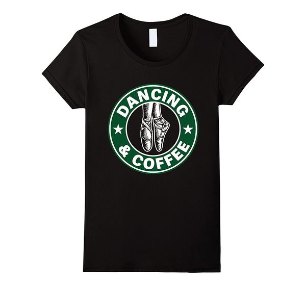 

sport 2019 fashion 100% cotton dancing and coffee shirt tee shirt
