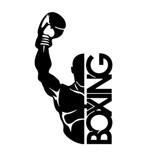

9*15.3cm boxing gloves combat car stickers vinyl decals c12-0802