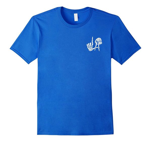 

new summer cool tee shirt la skeleton hand sign - los angeles represent funny t-shirt sport hooded sweatshirt hoodie