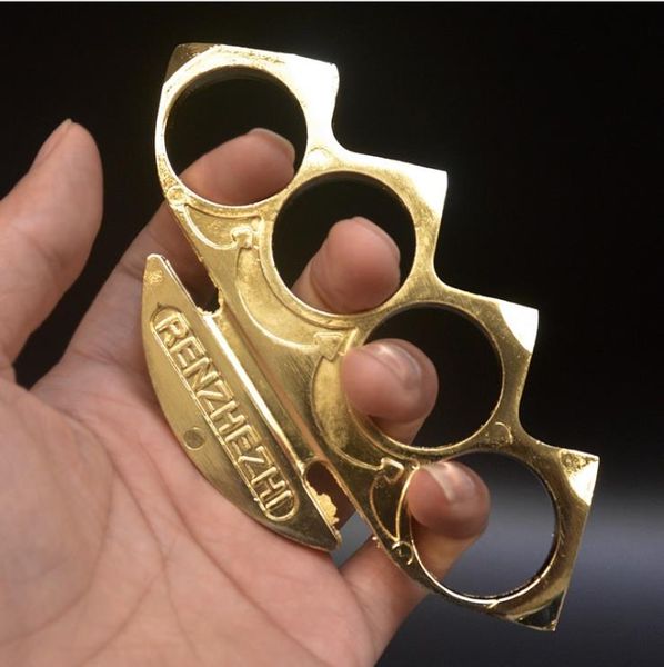 

21 practical broken window life-saving hammer ninja iron four-finger tiger self-defense fist clasp ring weapon hand support ring