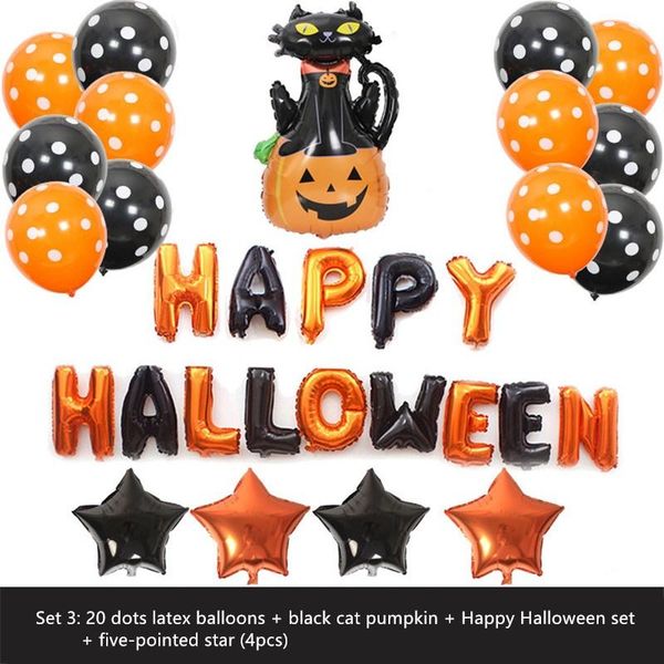 

creativity halloween balloon kit helium balloons foil set for halloween day party decorations halloween ornament props