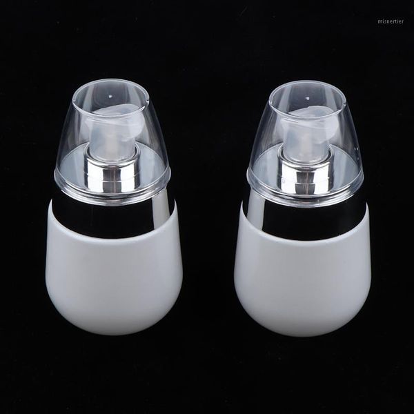 

storage bottles & jars 2pcs 30ml empty glass lotion cosmetic cream portable travel airless pump dispenser containers1