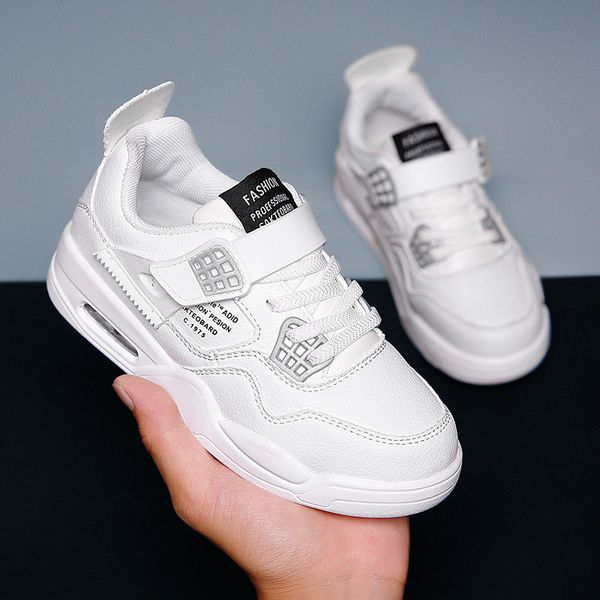 

2020 spring autumn kids sport shoes for girls casual training shoes breathable children sneakers students running shoes, Black;red