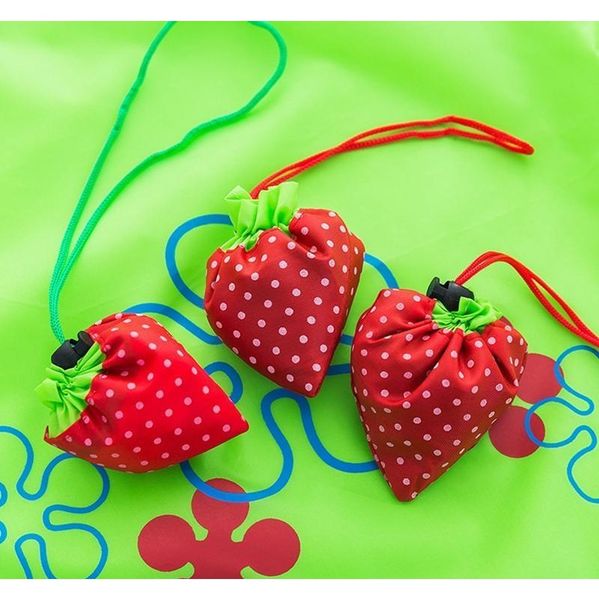 

strawberry folding shopping bags 11 colors home storage bag reusable grocery tote bag portable folding shopping conveni jllpti sinabag