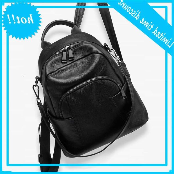 

2020 new style backpack women's leather fashion travel bag