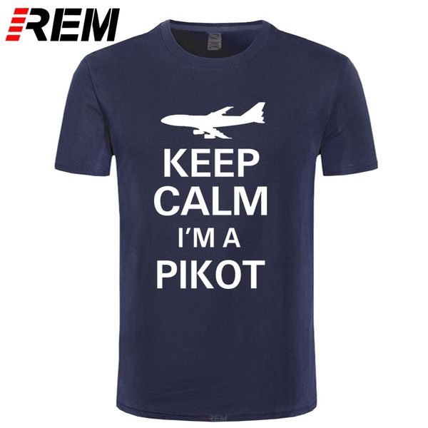 

rem keep calm i'm a pilot plane funny t shirt tshirt men short sleeve t-shirt tees sport hooded sweatshirt hoodie