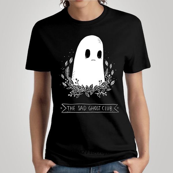 

funny white black tee graphic design the sad ghost club short sleeve crewneck sport hooded sweatshirt hoodie t shirt