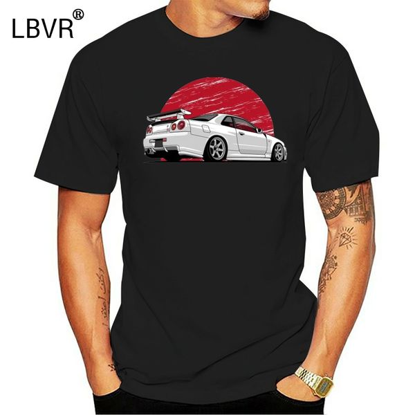 

мода streetwear мужская skyline gtr r34 t shirt round neck classi car design для homme tee рубашки спорта с капюшоном толстовка толстовка