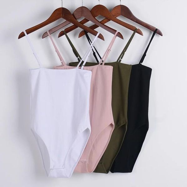 

костюм sexy summer твердого тонкого bodysuits женщины спагетти ремень короткие белый комбинезон тощего рукавов backless тело, Black;white