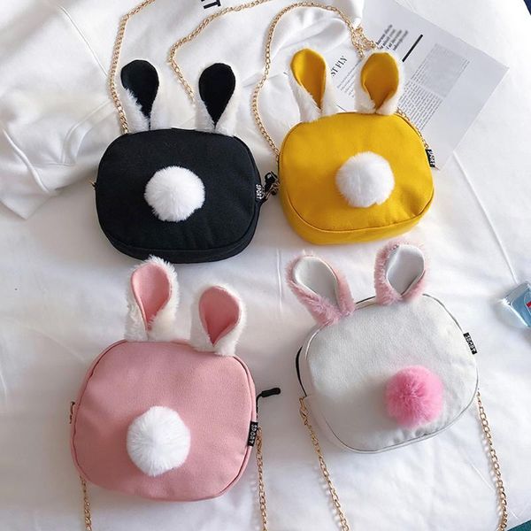 

fashion trend cute ear canvas shoulder bag messenger bag mobile phone ladies outdoor handbag shoulder 2020 new