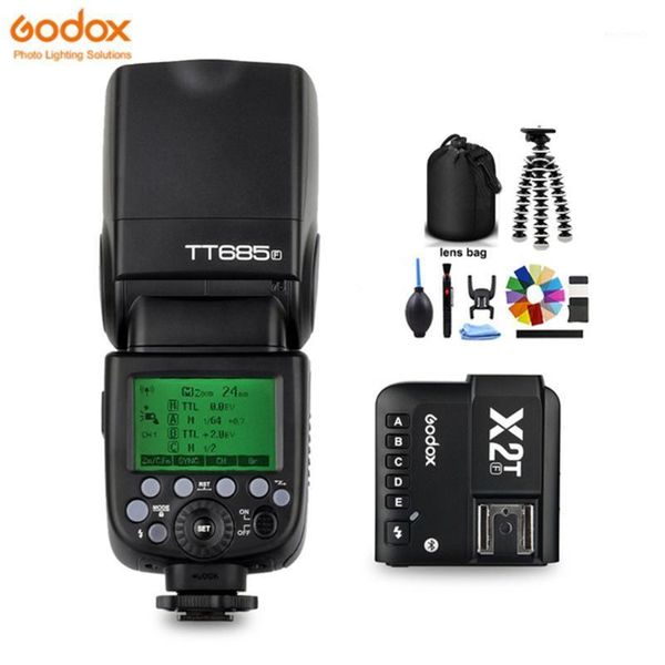 

godox685fl 2.4g gn60 high-speed sync 1/8000s flash speedlite light for with x2t-f wireless trigger transmitter1