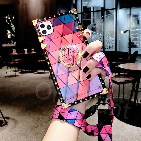 

роскошные 3d кронштейн кольцо blu-ray площади силиконовый чехол для iphone 12 11 pro