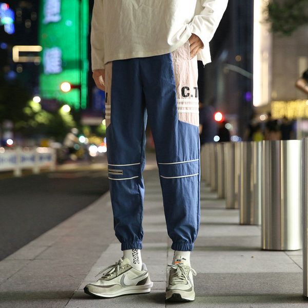 

autumn 2020 new style overalls capris leggings trendy men's slacks ds882tp30, Black