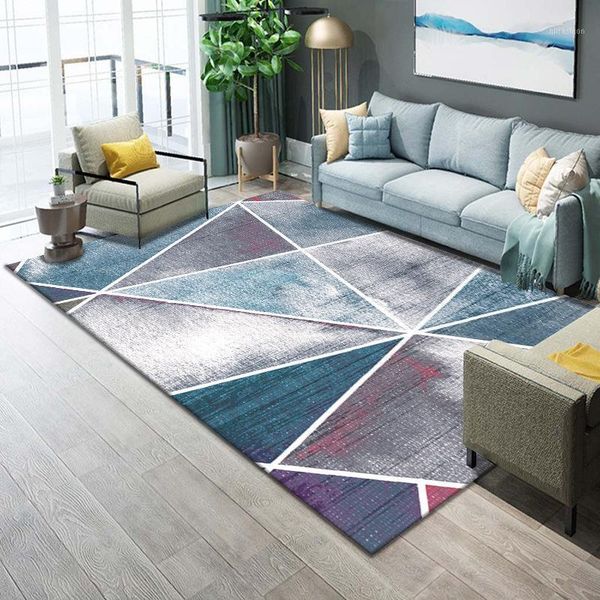 

geometric modern art living room carpets home nordic bedroom bedside blanket area rug large soft study room teppich rugs floor1