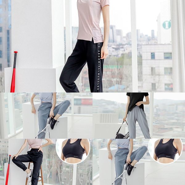 

йога платье лето женщин чистая йога женщины дышащий красный костюм пригодность открытого рыхлой быстрой сухой одежда ночь утром работает наб, Gray