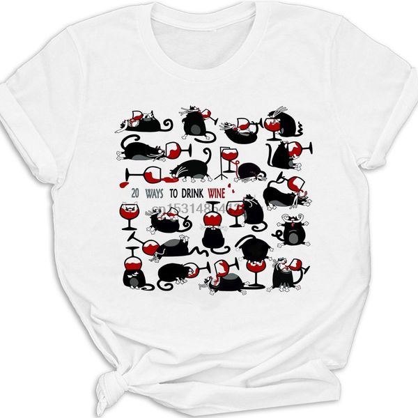 

20 ways to drink wine funny black cat wine lovers funny t shirt sport hooded sweatshirt hoodie