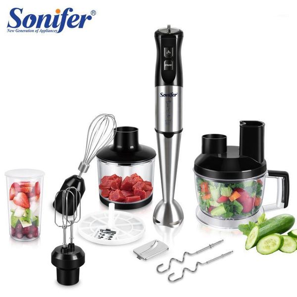 

multi processor stainless steel blender vegetable cutter meat grinder chopper whisk 800w mixer blender sonifer1