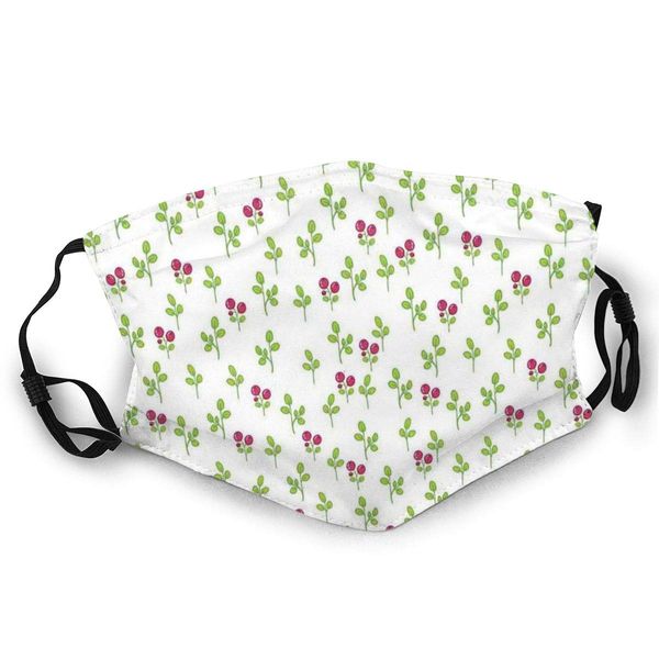 

fashion comfortable windproof mask,botany leaves with fruits field foliage nature herbs garden pattern,printed facial decorations for unisex
