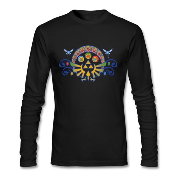 

round neck legend zelda triforce game geek nerd nouveau latest abstract printing long sleeve sport hooded sweatshirt hoodie t shirt