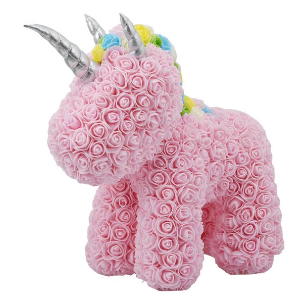 

2020 1022 sale panda unicorn birtthday bear rose women foam flower soap toy for valentines christmas gifts dog teddy artificial ghcgd