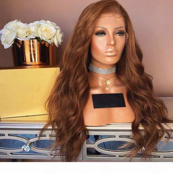 

peruvian body wave 13x6 lace front human hair wigs brown 360 lace frontal wig for black women pre plucked natural hairline