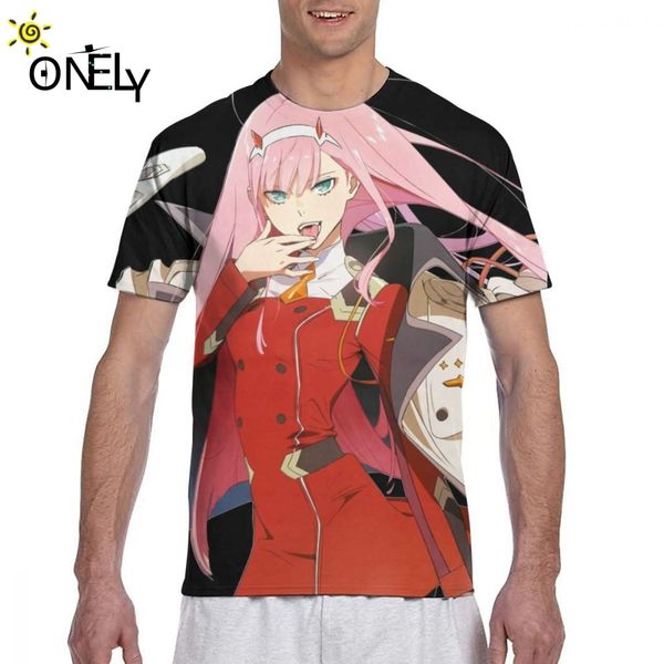 

new darling in the franxx zero two homme tee shirt for male awesome pure camiseta fashion crewneck t shirt sport hooded sweatshirt hoodie