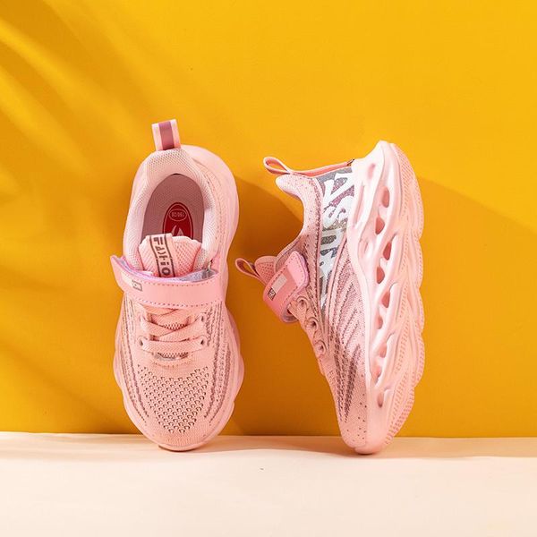 

girl sport shoes children school students shoes summer mesh flat shoes kids sneakers zapatillas baby 13 kids soft footwear wmtvuk, Black