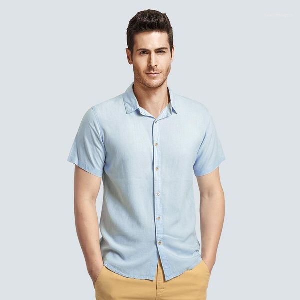 

men's casual shirts men's linen shirt mens cotton slim1, White;black