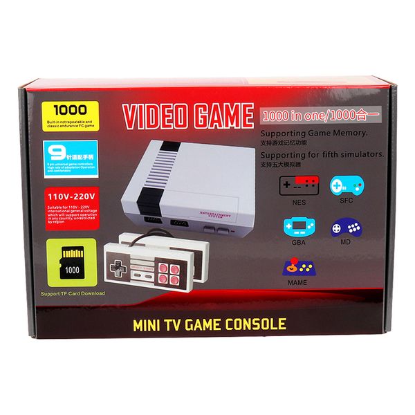 

nostalgic host hdtv 1080p out tv 1000 game console video handheld games for sfc nes games consoles children family gaming machineree dhl/fed