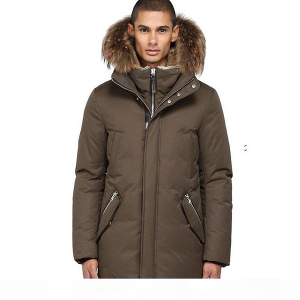 

canada winter warm clothing jackets mac edward-f4 winter down jacket thick men's down jacket for men, Black