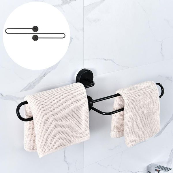 

punch-s type bathroom towel rack kitchen metal rag rack bathroom bath towel hanger1