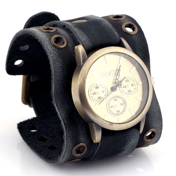 

women high grade watch leisure cowhide rivet quartz watch fashion men's electronic watch, Slivery;brown
