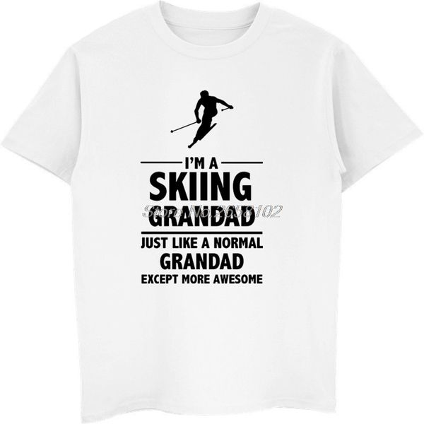 

fashion casual i'm a skiings grandad grandparents / father's day /funny gift idea hip hop tees sport hooded sweatshirt hoodie t s