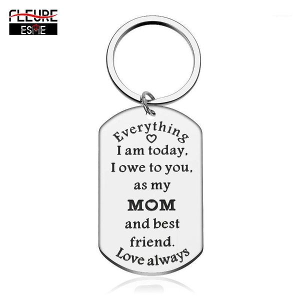 

Mothers Keychain Gifts for Mother Women Mom from Son Daughter Kids Birthday Keyring Gifts for Best Friends Sister1, Silver