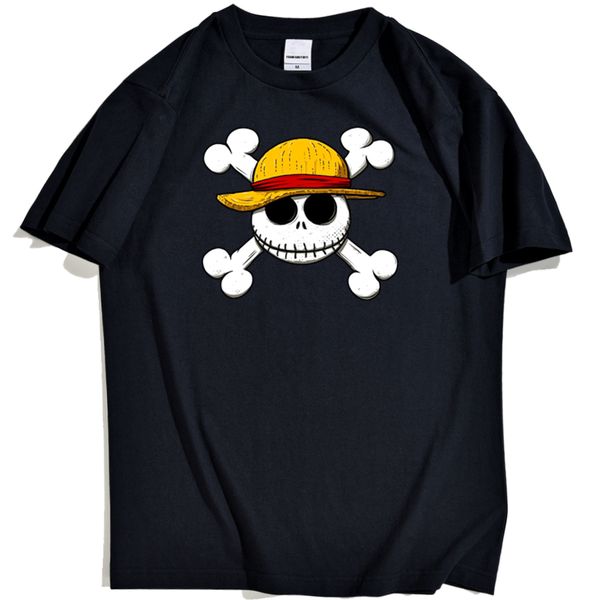 

jack luffy logo streetwear male one piece hat clothes for 's printed harajuku round neck man sport hooded sweatshirt hoodie t shirt