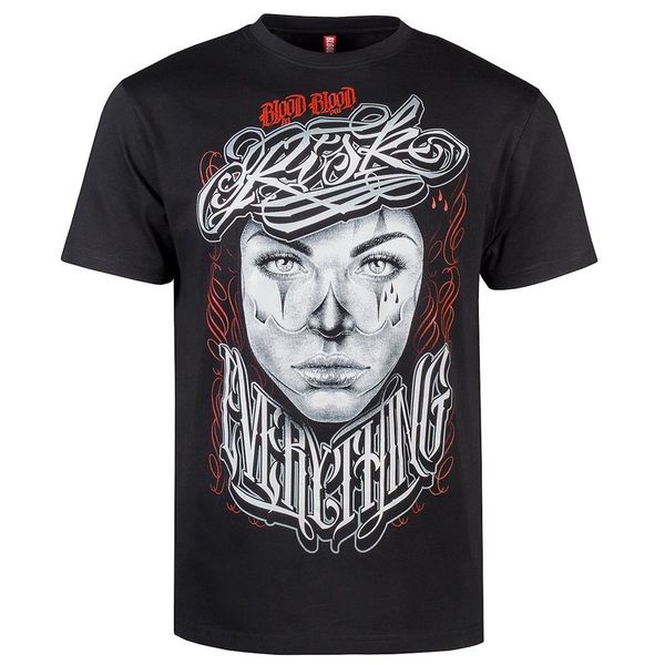 

blood in blood out "everything" clown eyes fashion summer paried short sleeve brand sport hooded sweatshirt hoodie t shirt