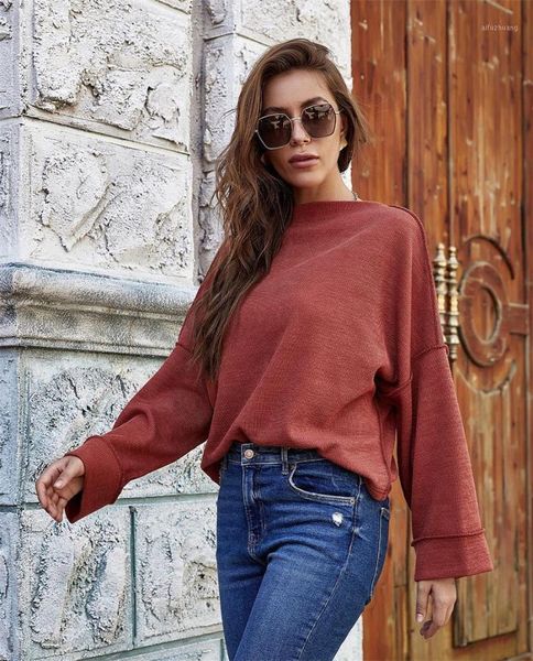 

loose autumn sweater women 2020 new elegant knitted sweater warm female pullovers fashion solid 1, White;black
