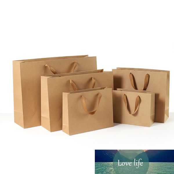 Papel Kraft 1pc Senior Bags Moda Roupa Sacos Chocolate do bolo de casamento festa de Natal caixas de papel de embalagem suprimentos sacos de papel