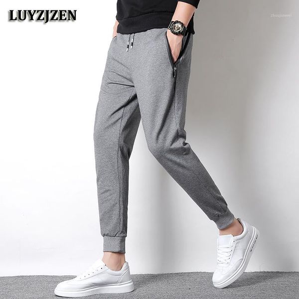 

sweatpants men jogger full sportswear pants casual elastic cotton mens fitness workout pants skinny trousers hip hop plus size1, Black